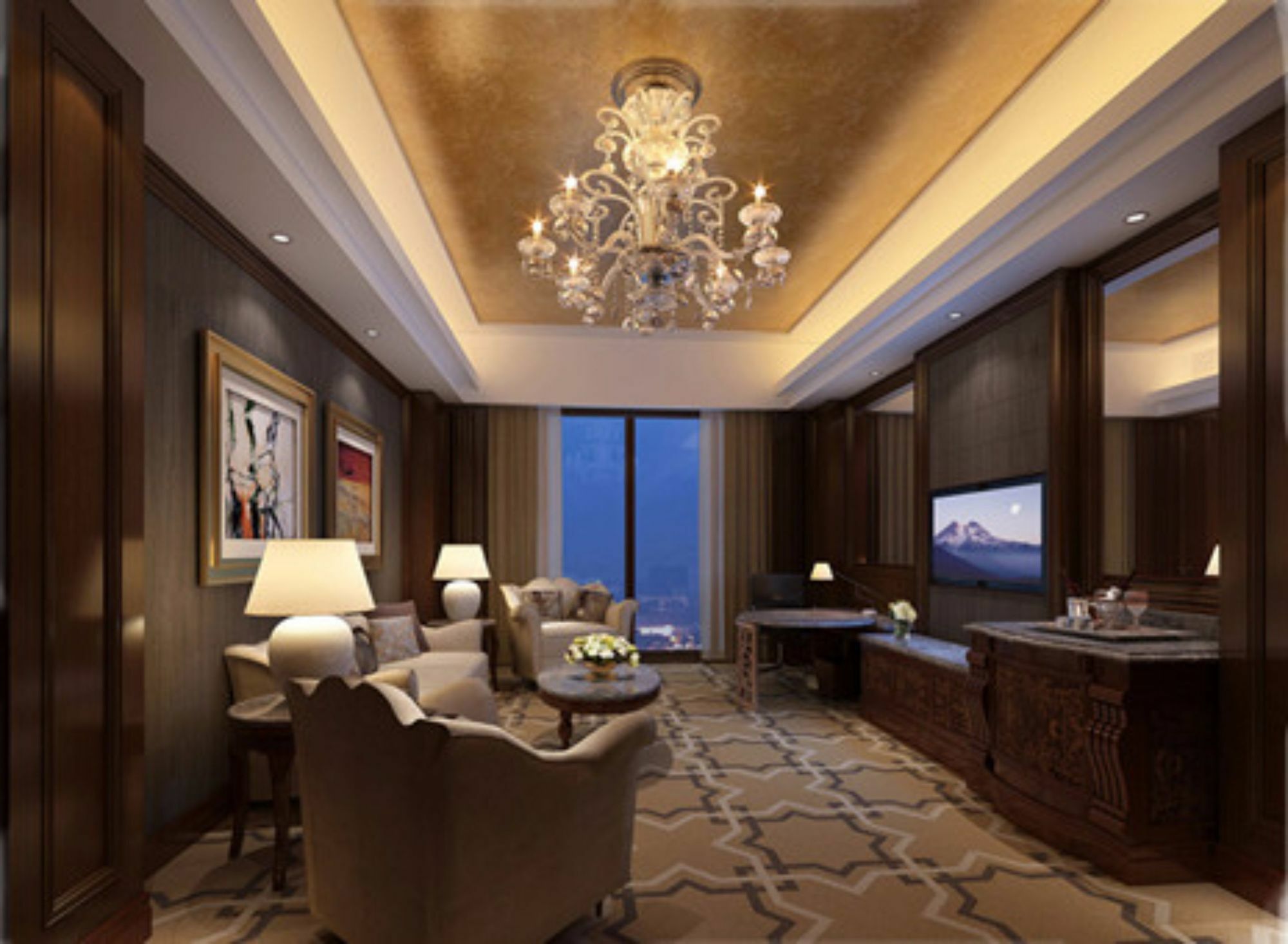 Jinan Luxury Blue Horizon Hotel المظهر الخارجي الصورة