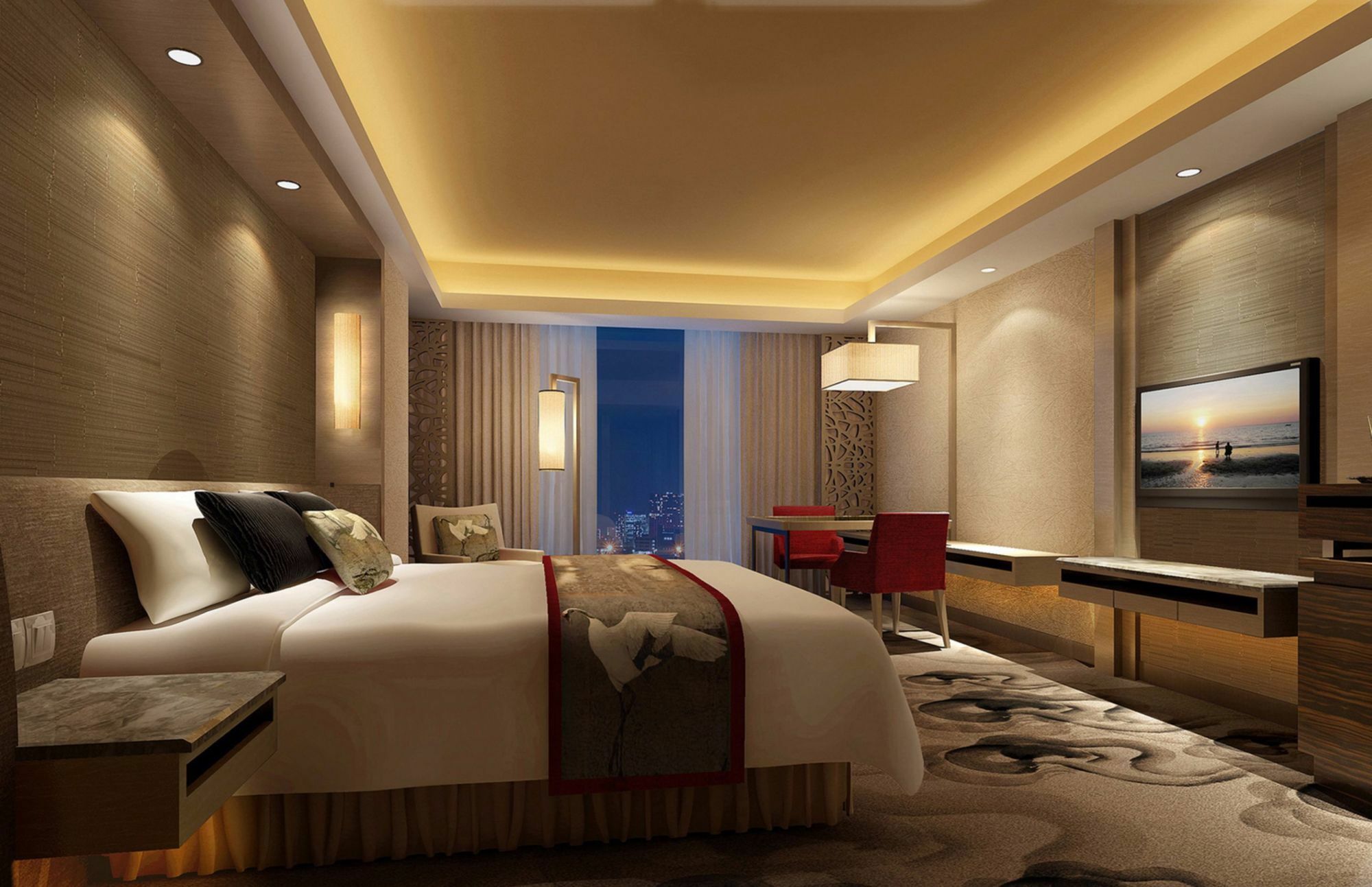 Jinan Luxury Blue Horizon Hotel المظهر الخارجي الصورة