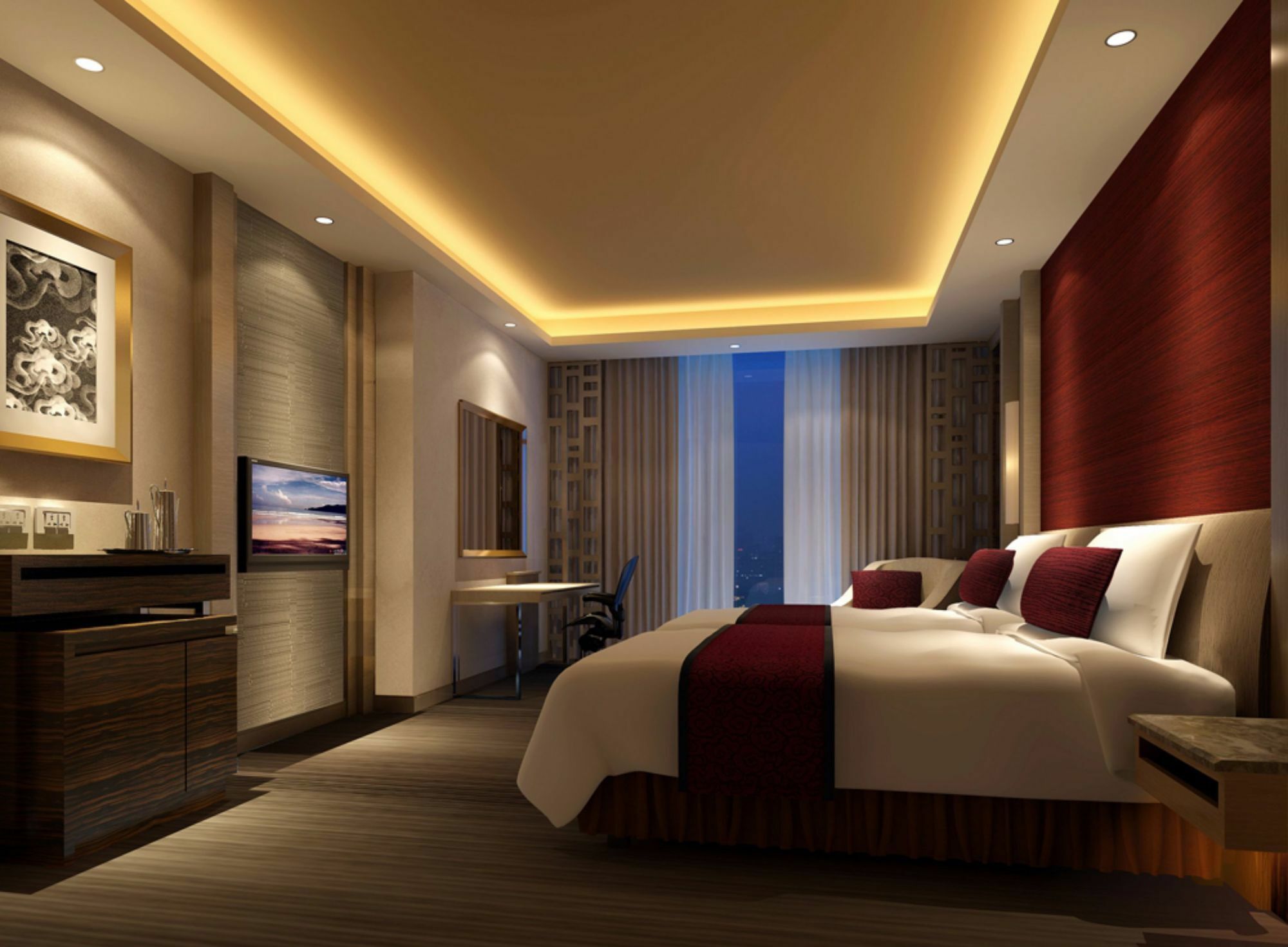 Jinan Luxury Blue Horizon Hotel المظهر الخارجي الصورة