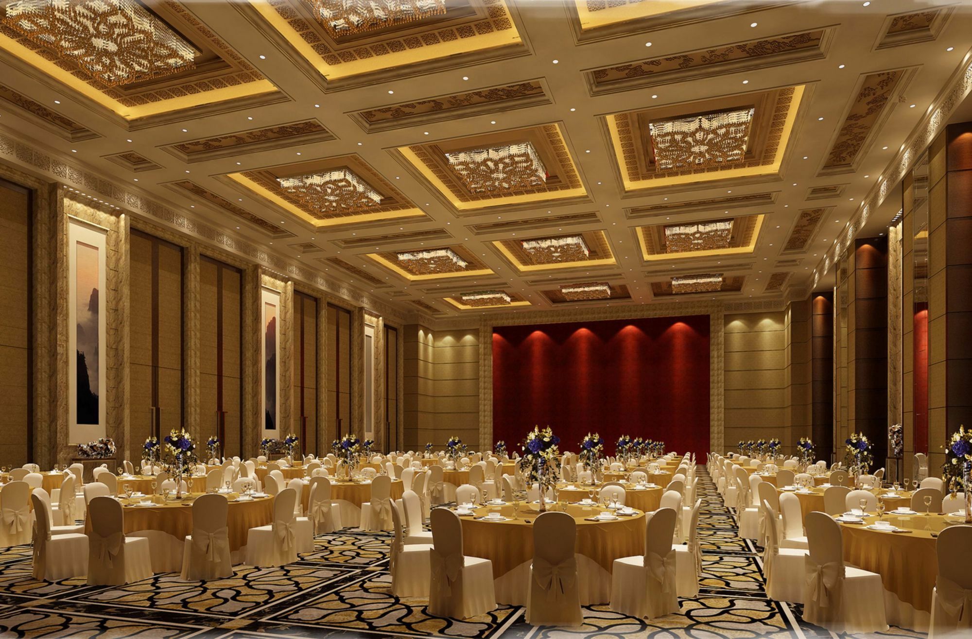 Jinan Luxury Blue Horizon Hotel المظهر الخارجي الصورة